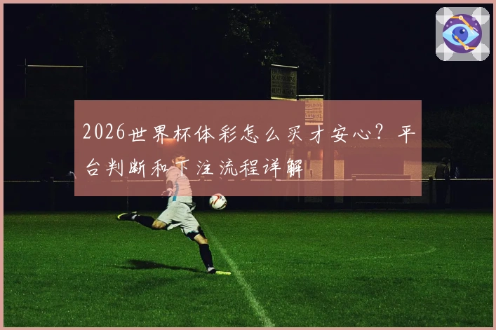 2026世界杯体彩怎么买才安心？平台判断和下注流程详解