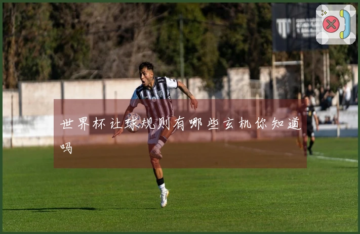 世界杯让球规则有哪些玄机你知道吗
