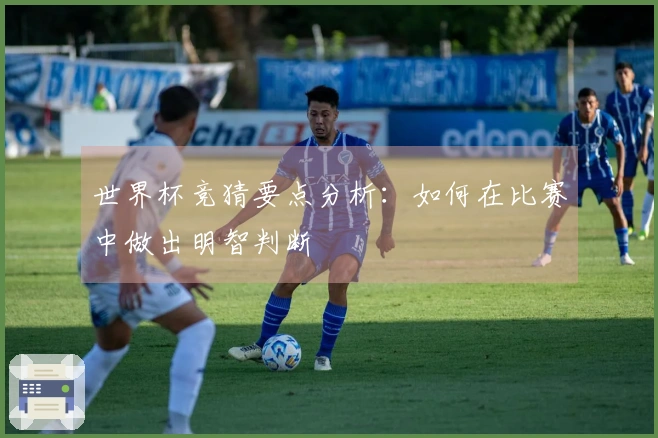 世界杯竞猜要点分析：如何在比赛中做出明智判断