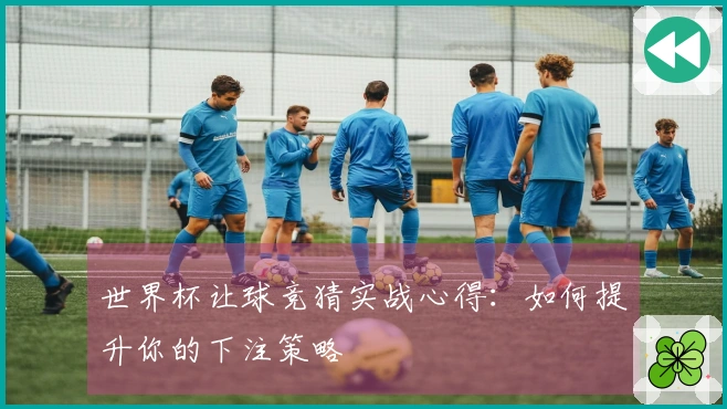 世界杯让球竞猜实战心得：如何提升你的下注策略